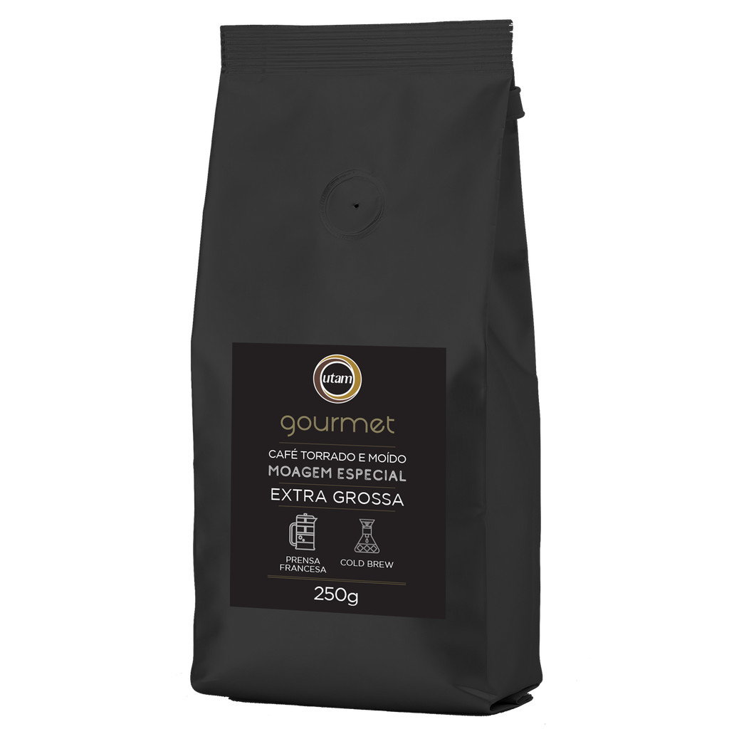 Café Gourmet Torrado e Moído 250g - Extra Grossa