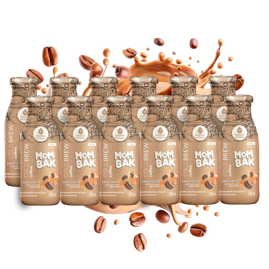 Bebida Energética Cold Brew Mombak Machiato 250ml - 12unid