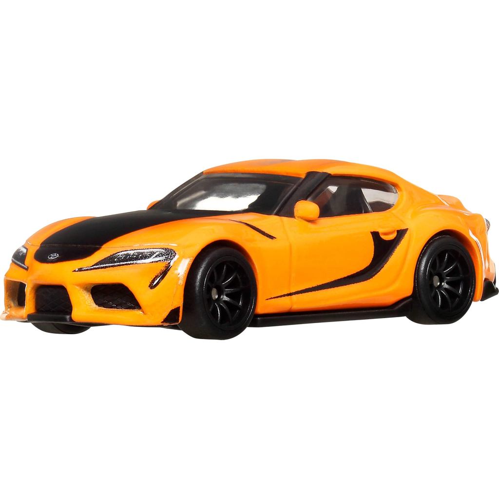 Hot Wheels Wild Speed 2021 Toyota GR Supra Vehicle Toy Mini Car for Ages 3 and Up Orange JBM00