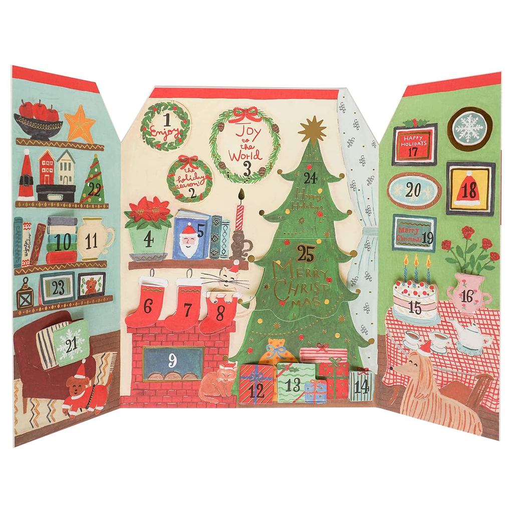 Greeting Life Christmas Advent Calendar SD-20 Red