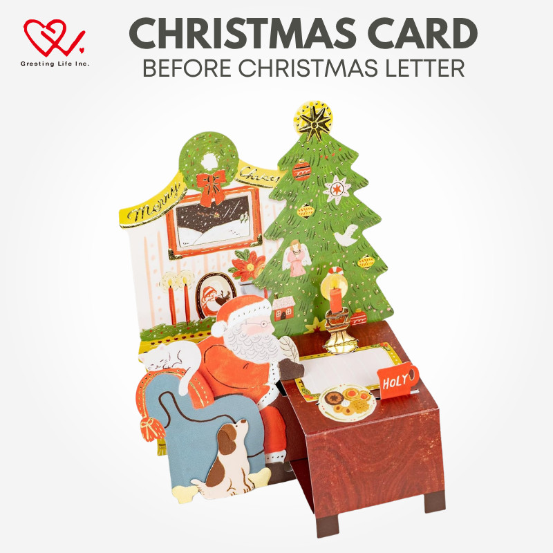 Greeting Life Christmas Card Before Christmas Letter YD-33