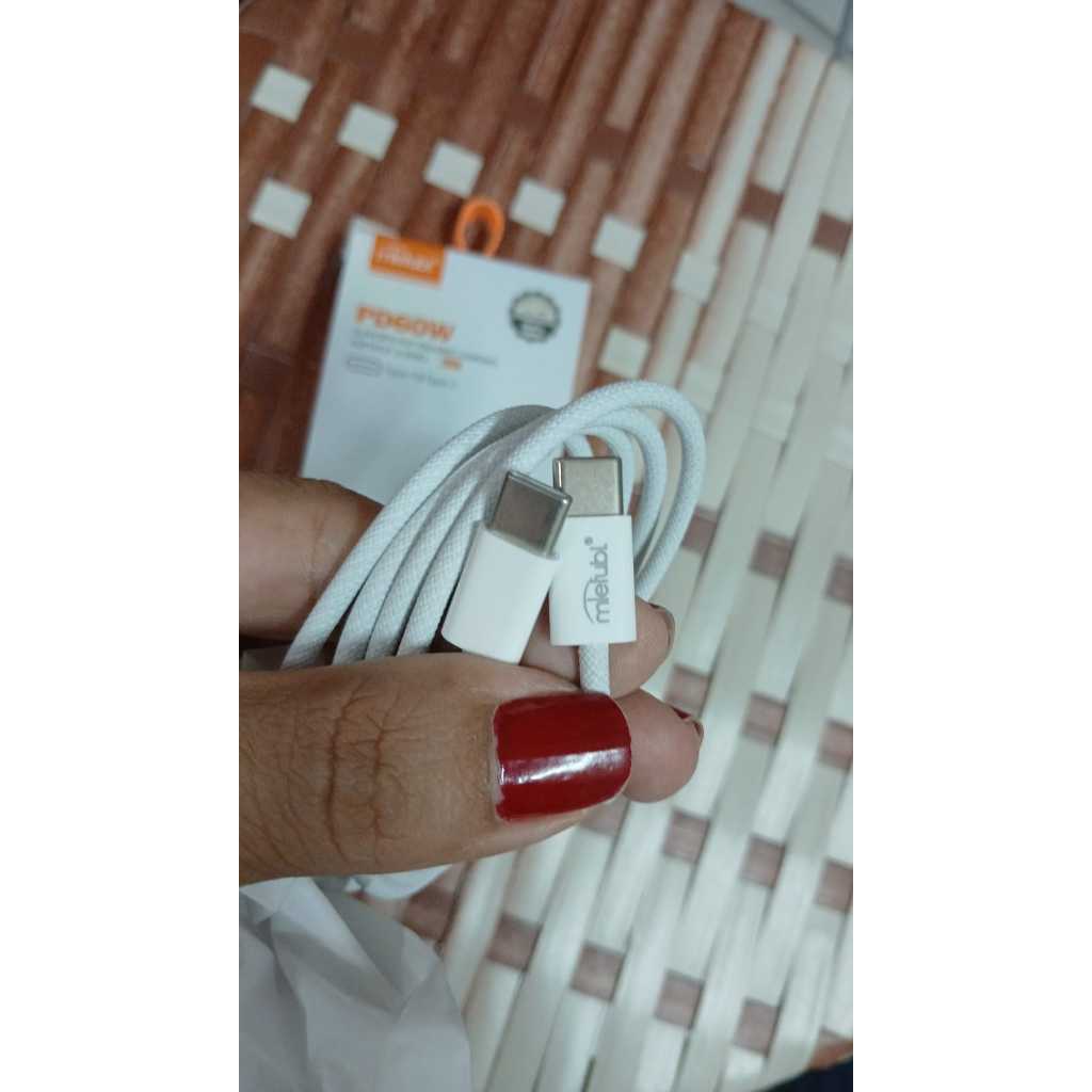 Cabo de Recarga Tipo C TIpo C PD60w