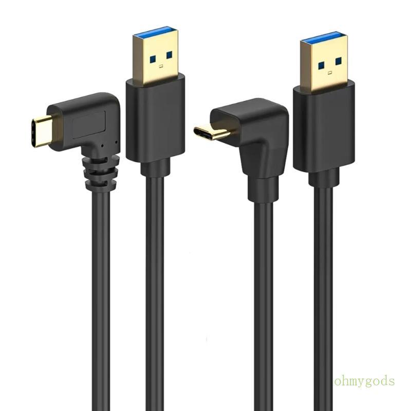 90 Graus USB Tipo C Carregamento Fio 3 0 A Para PD60W Carga Rápida Telefones Tablets Laptops
