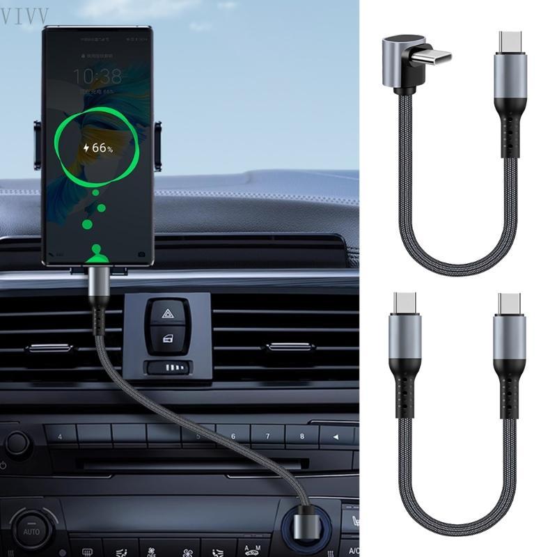 VIVV 60W Type C Carregamento PD60W 480Mbps Transferência Velocidade Rápida Viagem USB Para