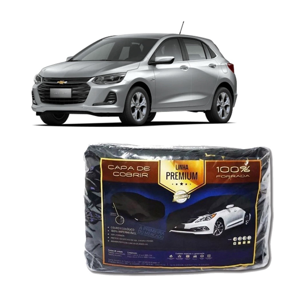 Capa Couro cobrir Chevrolet Onix 2020 em diante Impermeável Forrada (M309)
