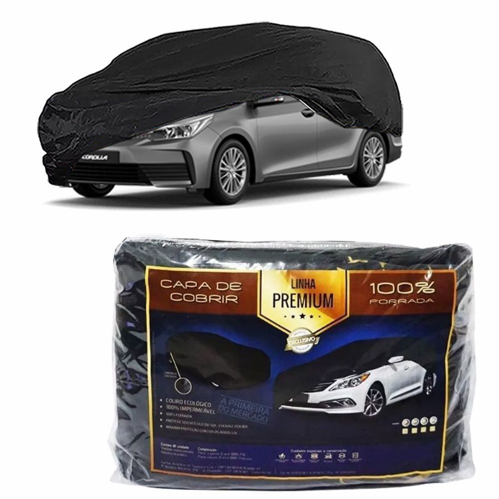 Capa Couro cobrir Toyota Corolla 15-18 Impermeável Forrada (G310)