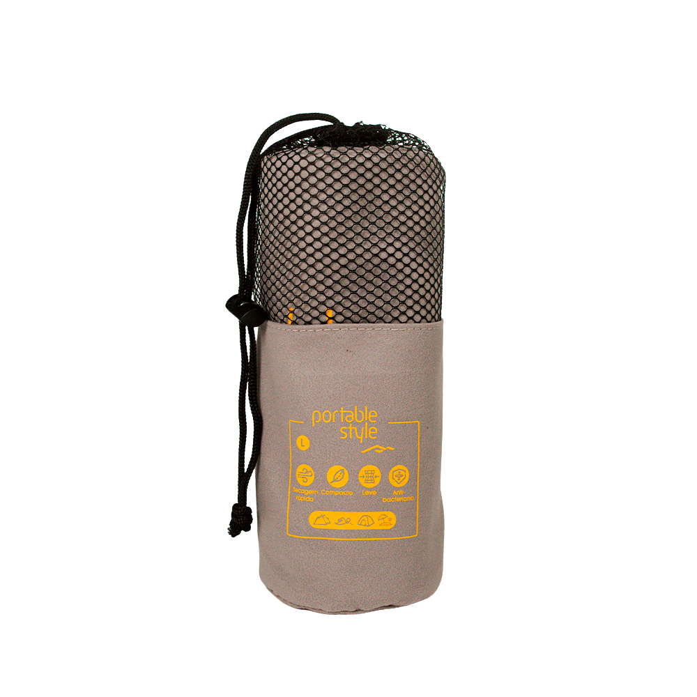 Toalha Microfibra Viagem Inodoro Antibacteriano Seca Rápido Praia Camping Ultraleve Portable Style