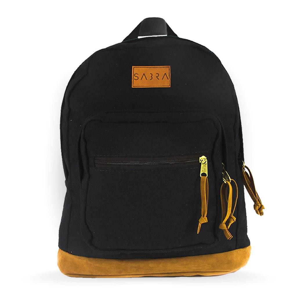 Mochila Costas Camurça Urban Preta Sabra