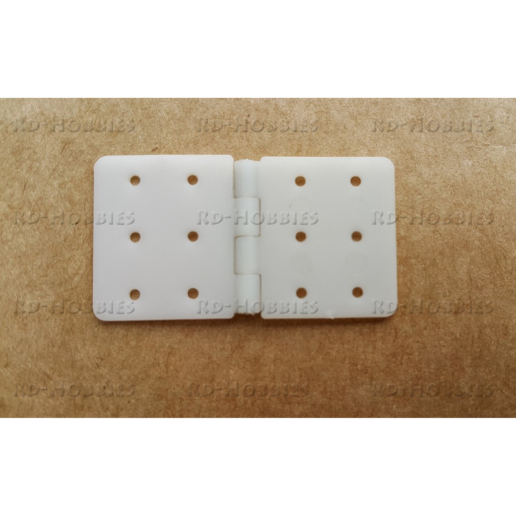 20 Unidades Pinned Hinge - Dobradiça Nylon 20x36mm
