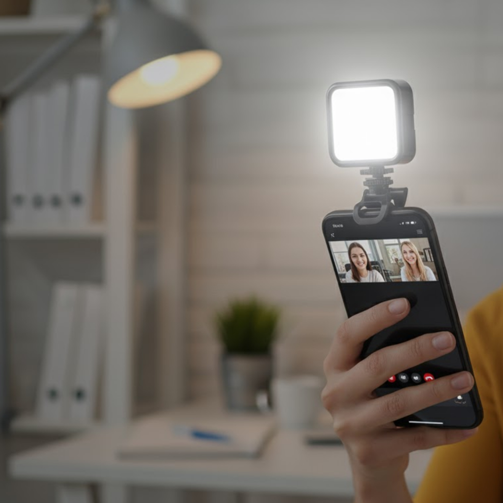 Luz de Led iluminador Para Celular Tablet Notbook Iluminador Self Portátil profissional