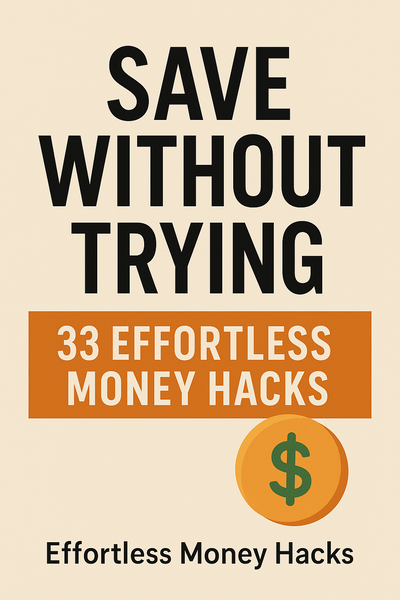 Save Without Trying: 33 Effortless Money Hacks