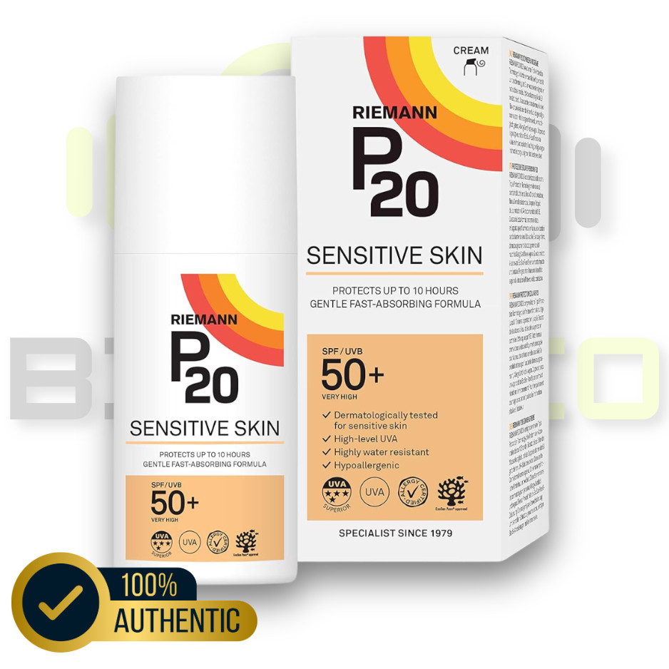 Protetor Solar Riemann P20 Sensitive FPS 50 - Proteção Avançada 200ml IMPORTADO ORIGINAl
