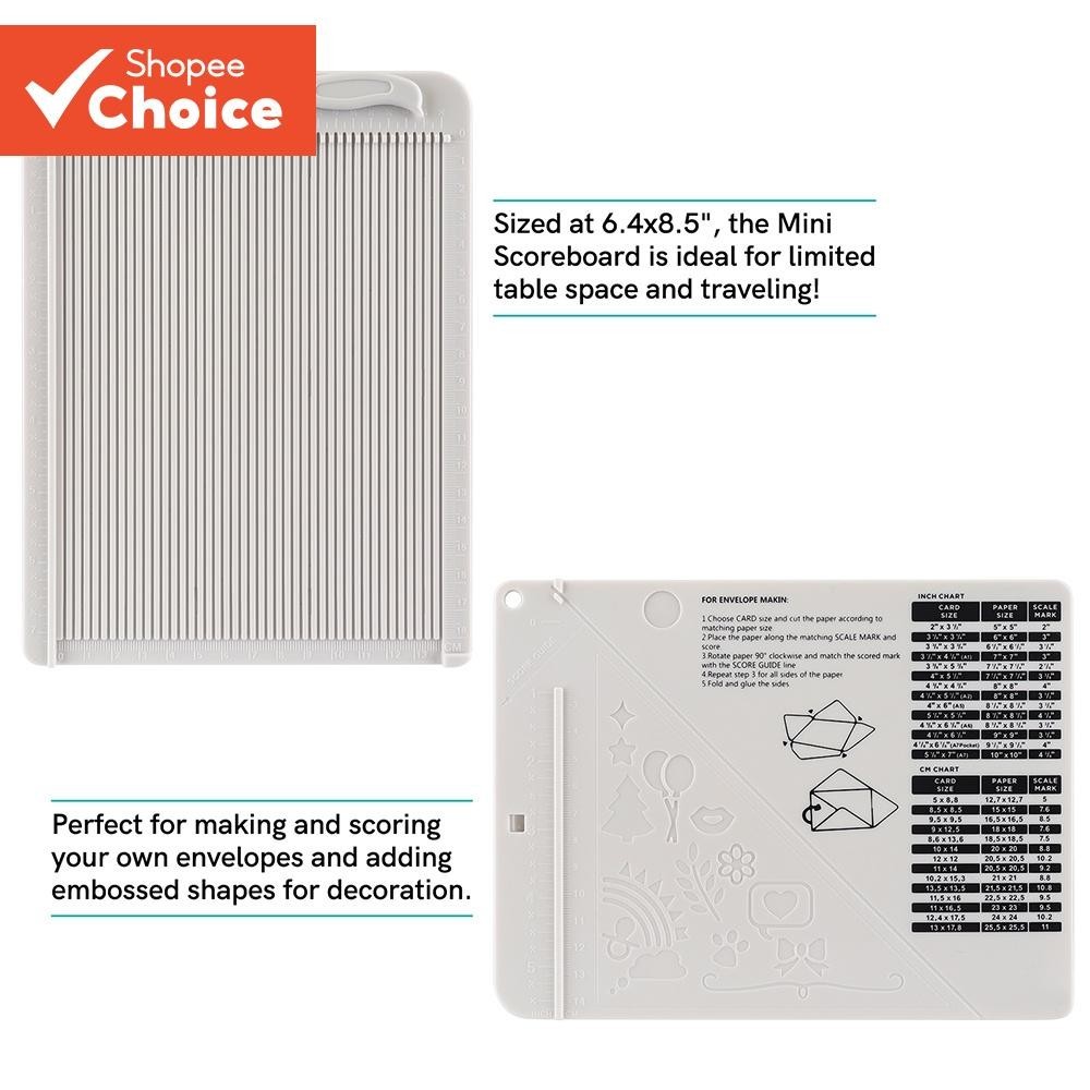 Mini Placa De Pontuação E Multifuncional , Fabricante De Envelopes Com Perfurador De Canto De 3 Vias , Ferramenta De Gra