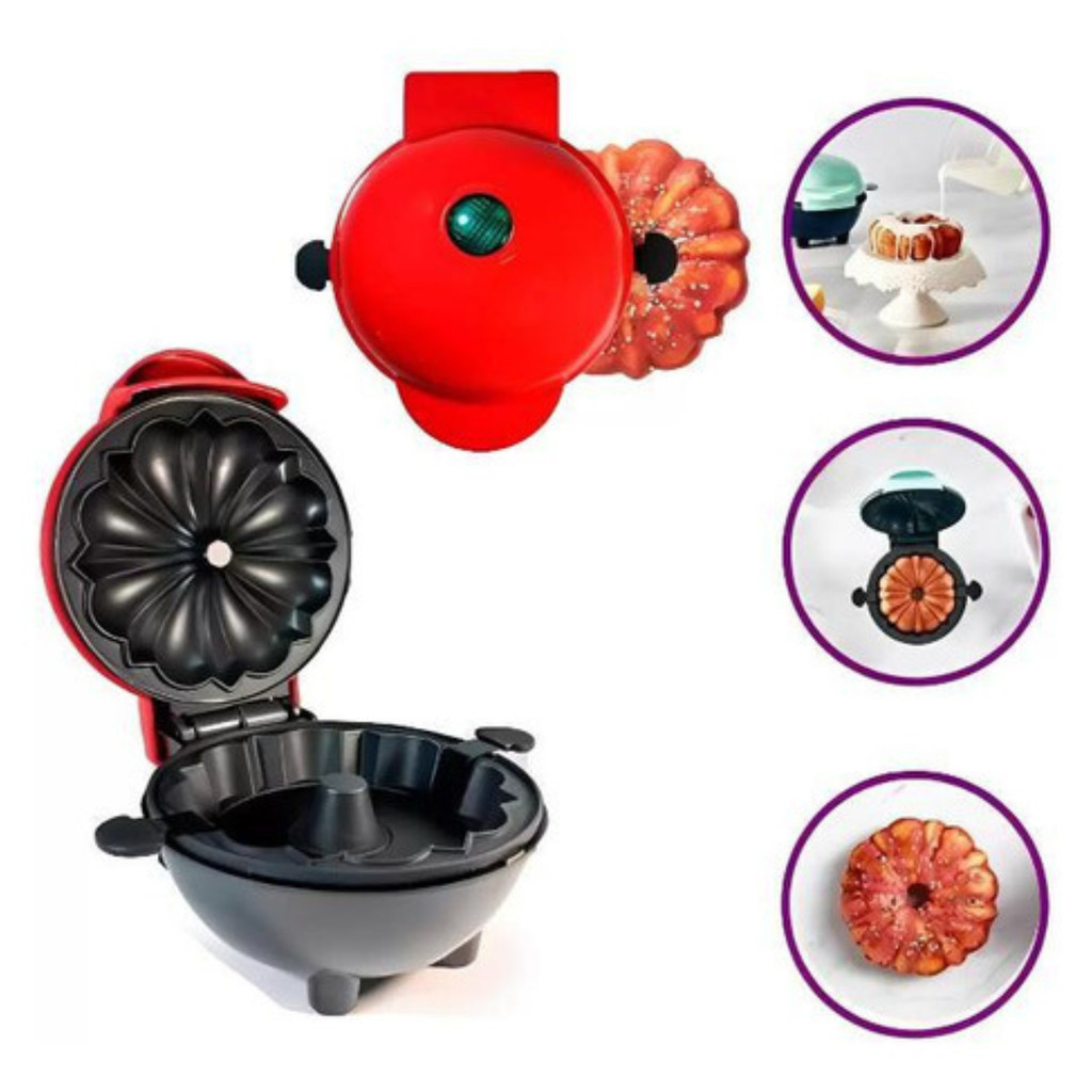 Máquina De Fazer Bolos Antiaderente Compacta Mini Bolo Ca...