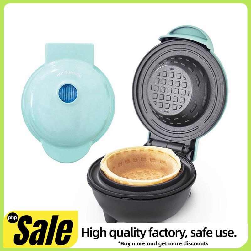 Máquina De Waffles Mini Tigela Fabricante Plugue Da Ue Para Casa Cozinha Ovo Tart Sorvete & Rolo Breakfass