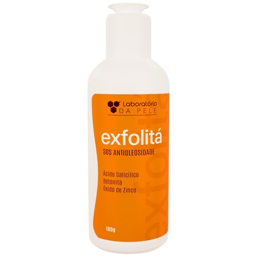Exfolitá SOS 2 em 1 30g/100g Laboratório da Pele Beleza Mascara Facial Sabonete em Pó Espuma de Limpeza Tratamento Rosto