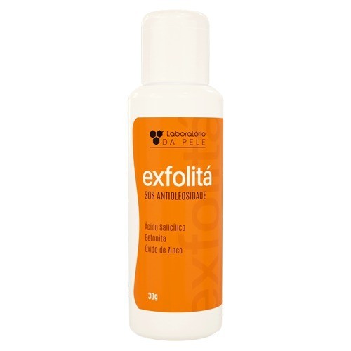 Exfolitá SOS 2 em 1 30g Mascara Facial Sabonete em Pó Espuma de Limpeza Tratamento Rosto Pele