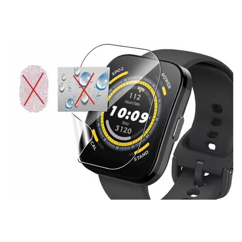 kit 5 Película TPU Gel para Xiaomi Amazfit Bip  AMA2 FIT BIP