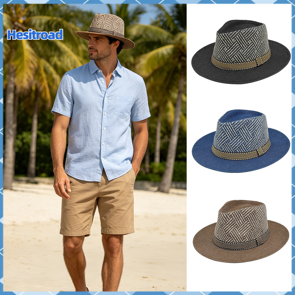 Summer Jazz Hat for Women Lightweight Breathable Mesh Sun Protection Cap Outdoor Travel Picnic Beach Concert Uv Comforta