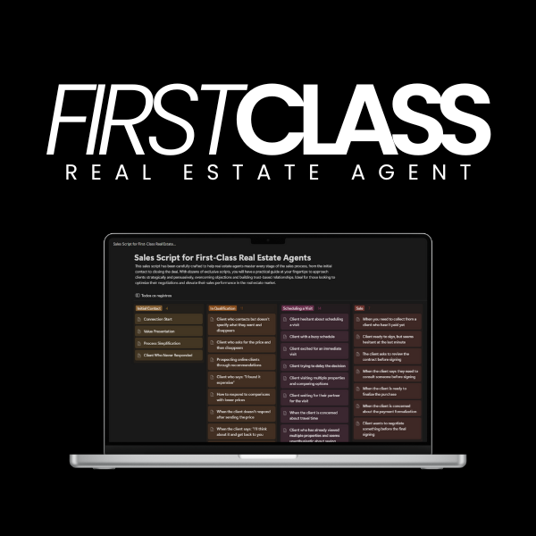 Sales Script for First-Class Real Estate Agents