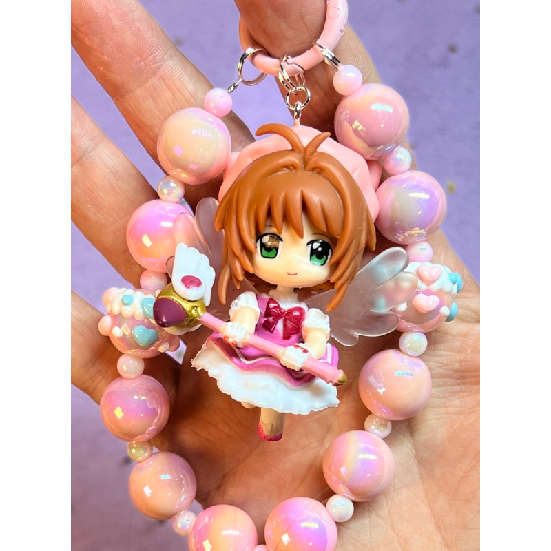 Pingente de bolsa chaveiro criativo presente sailor moon Sakura card captors anime fofo kawaii cute
