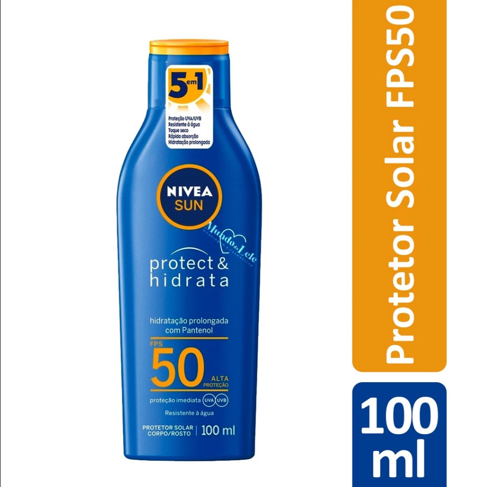 Protetor Solar Nivea Sun Protect & Hidrata Fps50 100ml