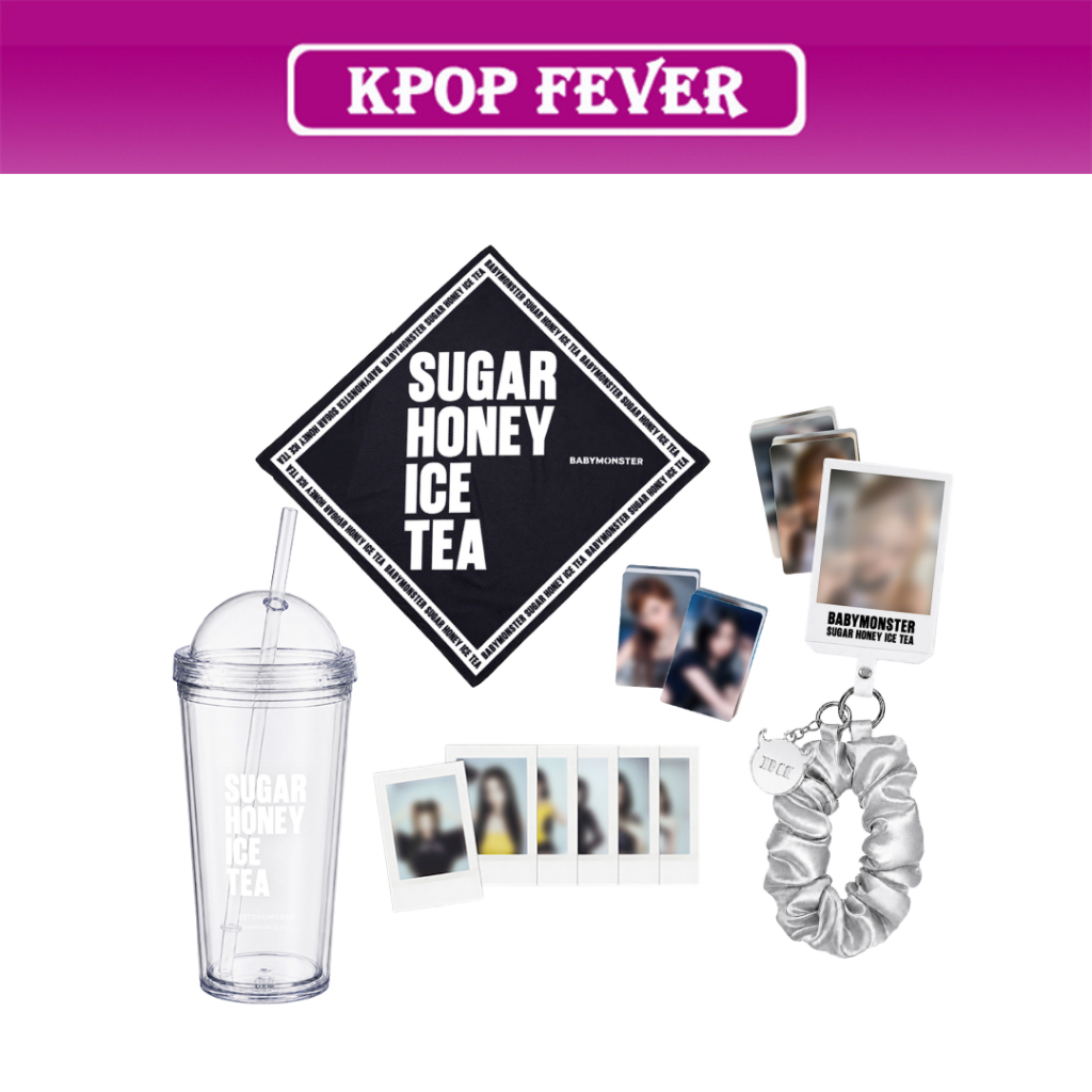 BABYMONSTER [SUGAR HONEY ICE TEA] MD / Bandana, Photo Phone Tab Strap, Double-walled Cold Cup