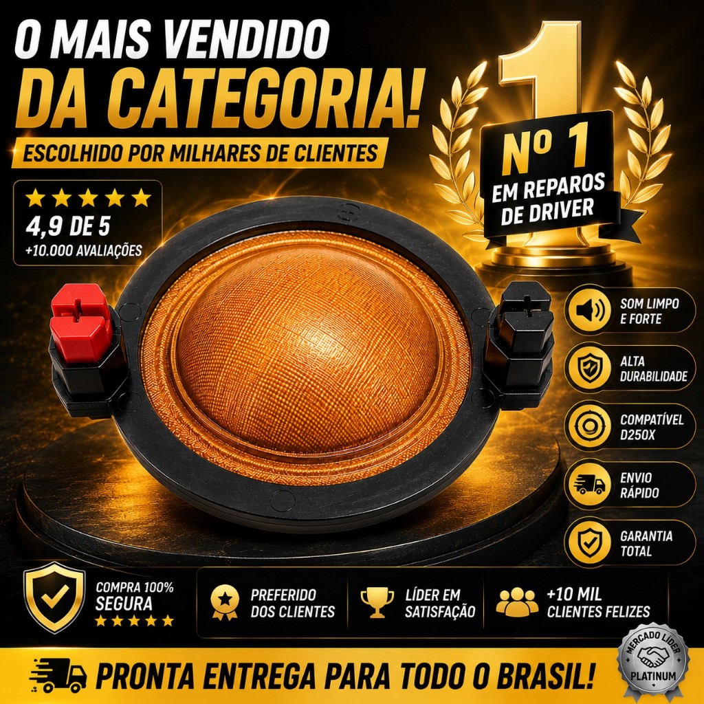 Reparo Shock Para Driver Dx Musicall D250x D260 Pro Promoção