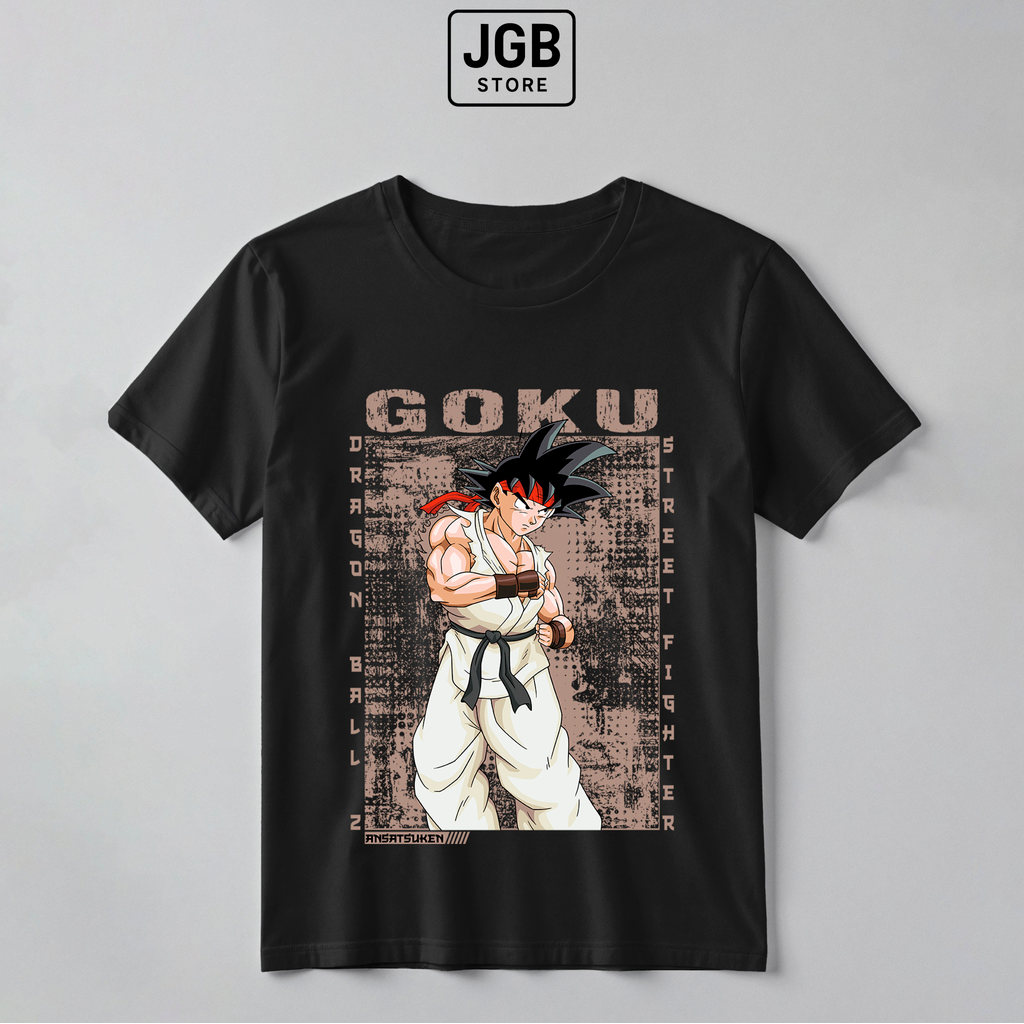 Camiseta Dragon Ball Street Fighter Goku Broly Gohan Nº18 Mestre Kame Yamcha Nappa Anime 100% Algodão Unissex