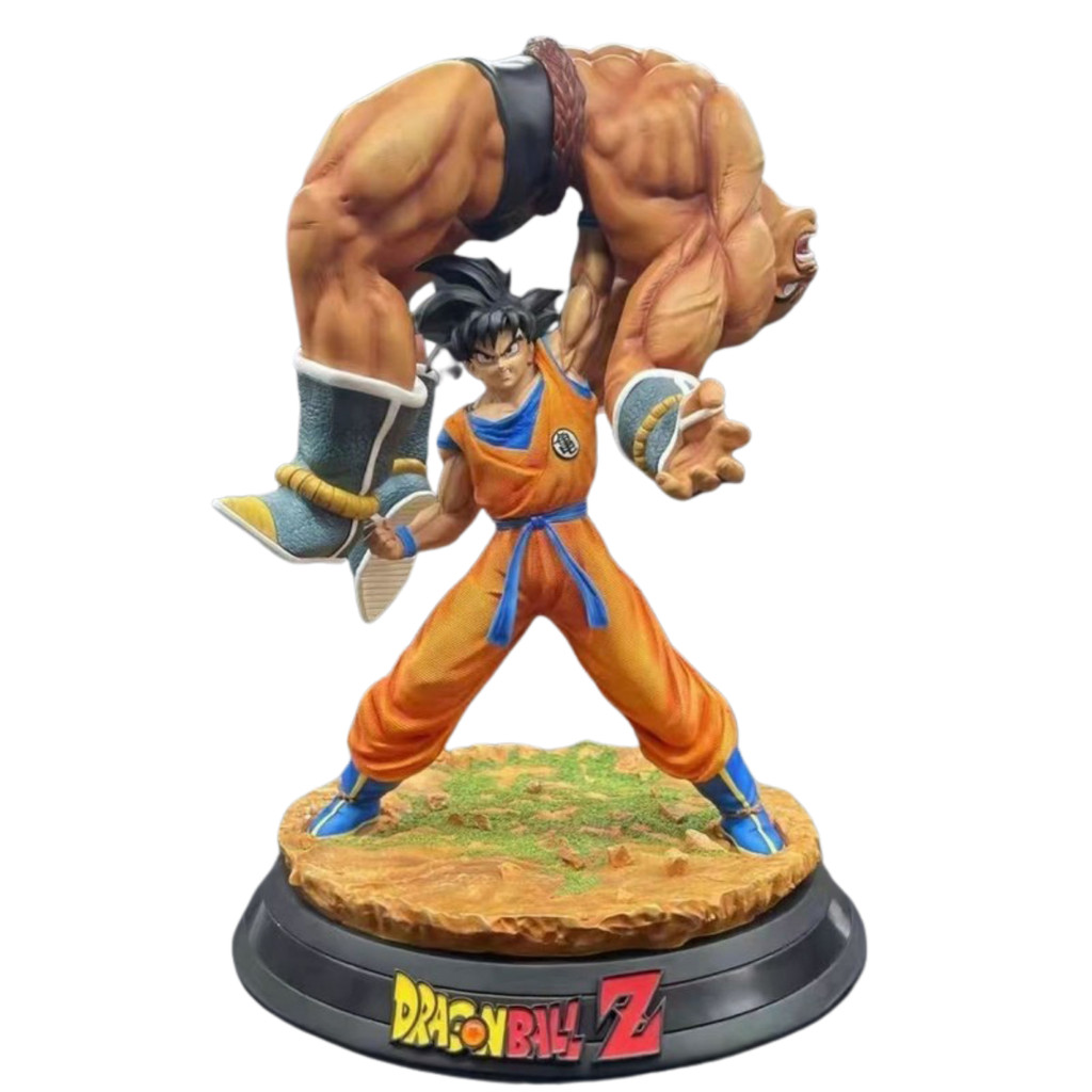 Boneco Dragon Ball Goku Son e Nappa Piccolo 23cm Action Figure