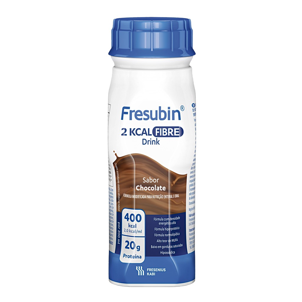 Fresubin 2 Kcal Fibre Drink Chocolate - 200 ml FRESENIUS