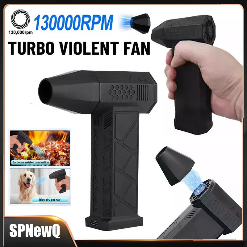 Mini Ventilador Turbo Jet De 130000 Rpm 200w Pronta Entrega
