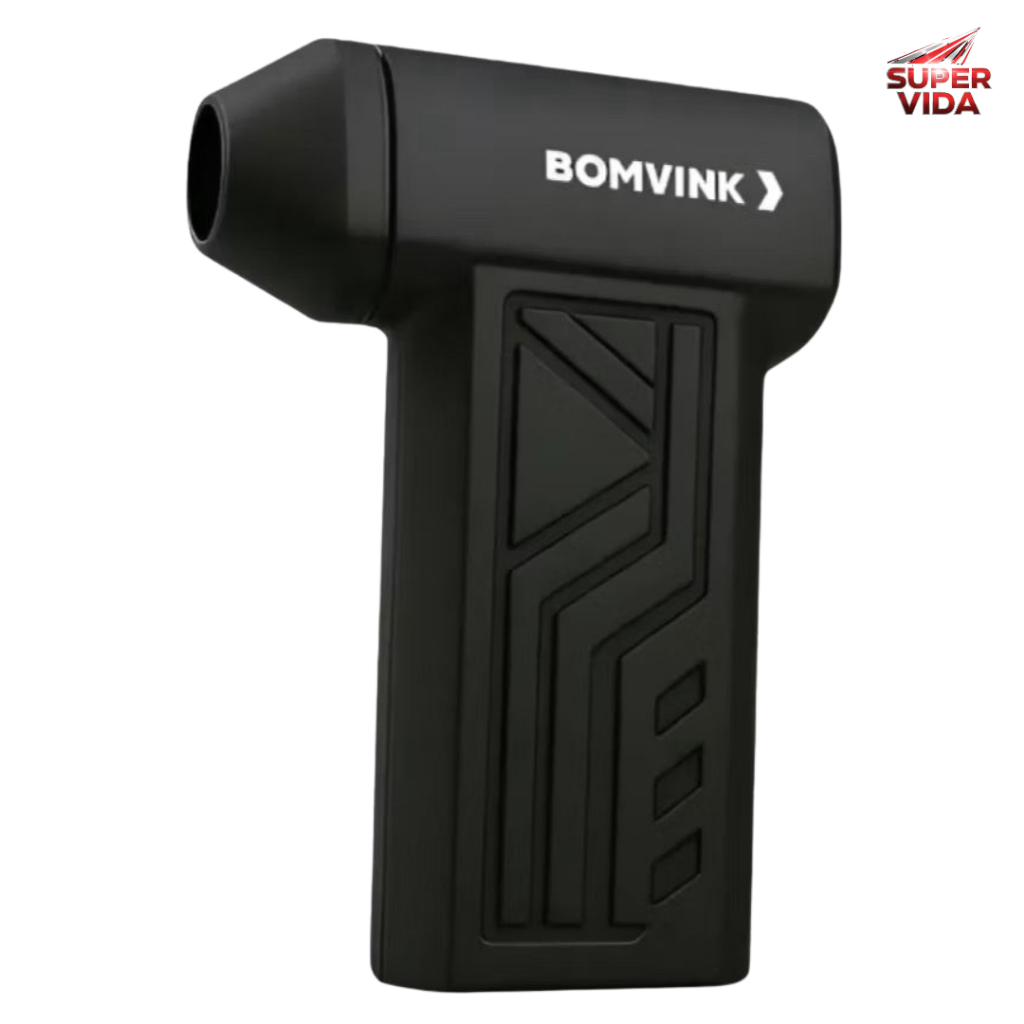 Mini Soprador de Folhas Elétrico Turbo Portátil 200w Profissional