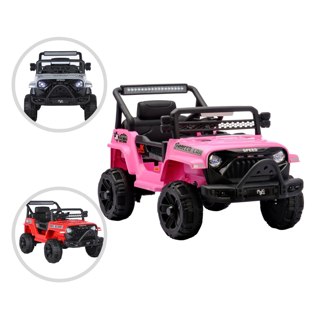 Carrinho Eletrico Infantil Mini Jipe 12v Controle Remoto Bateria Ride On 127v 220v  Maxi Toys