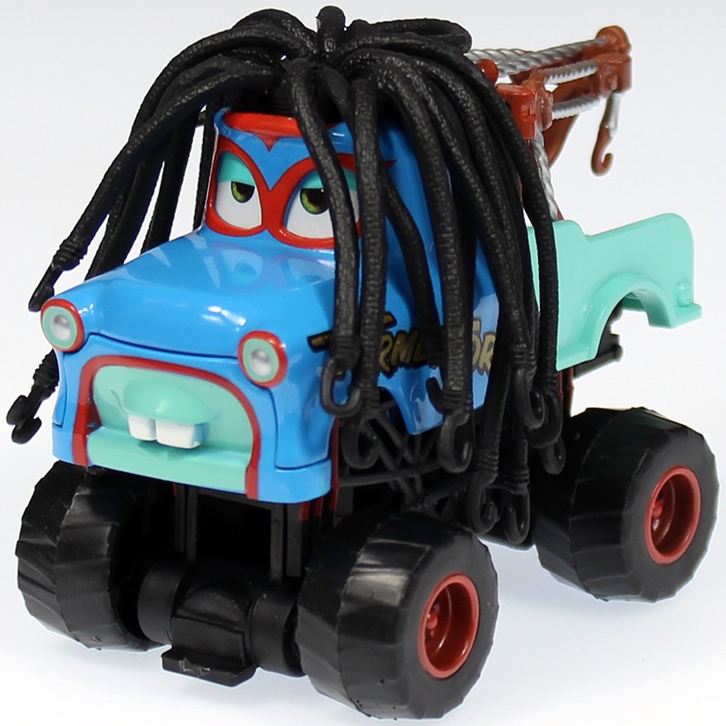 Alloycar high foot car big foot tooth long hair ambulance return   teacher children toy car birthday present
