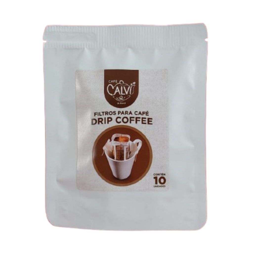 Filtro Café Monodose Drip Coffee Mini Coador - Kit 20 Un