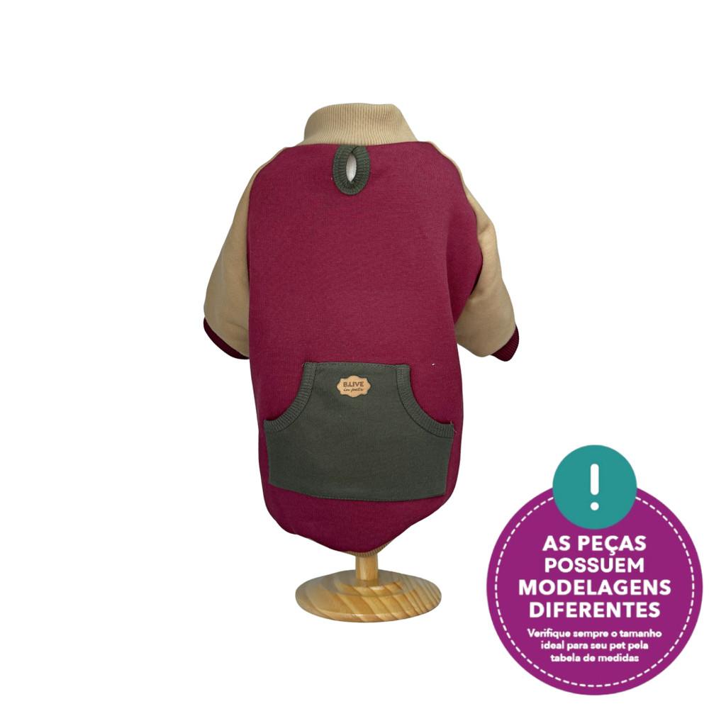 Moletom Color Block Pet
