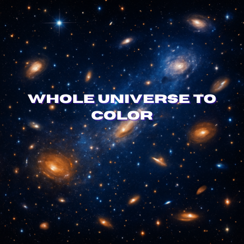 The whole universe to color