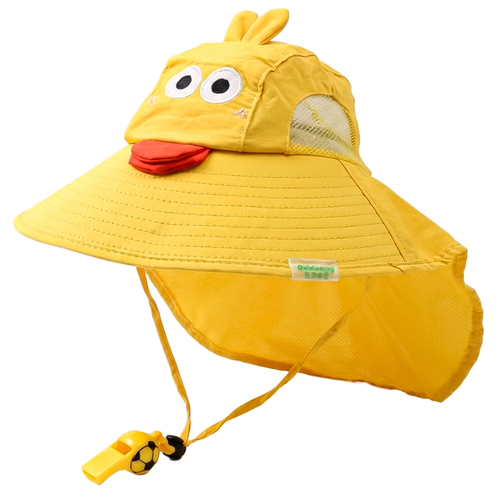 Chapéu Bucket Infantil UV50+ 100% Proteção Solar Praia Piscina Viagens Protege Nuca e Pescoço