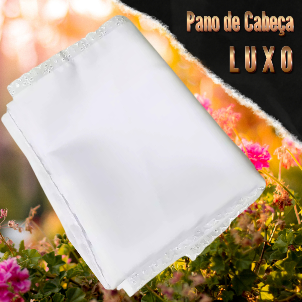 Pano de Cabeça Ojá Mega Premium Oxford Reto Umbanda Candomblé - Entrega Ultra Rápida