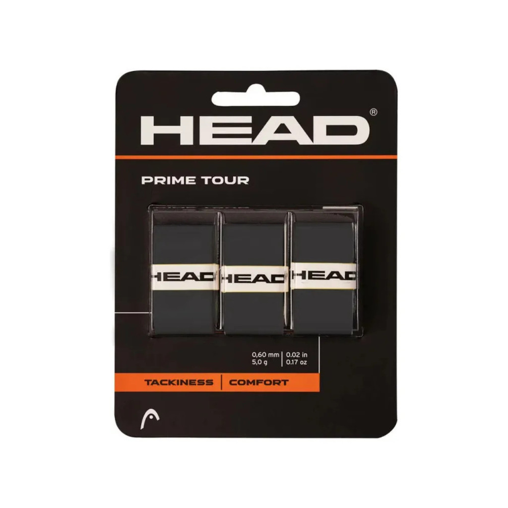 Overgrip para raquete Prime Tour Comfort tamanho unico Head - cor: preto