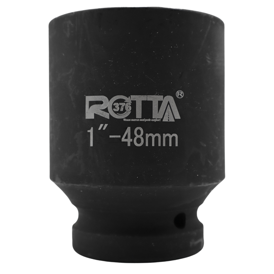 Soquete Impacto Longo 1 Pol X 48mm Sextavado Forte