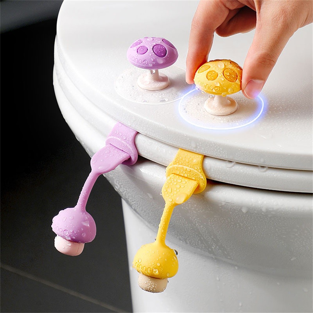 Levantador De Tampa De Vaso Sanitário , Elevador Criativo , Alça De Assento anti-Sujeira , silicone