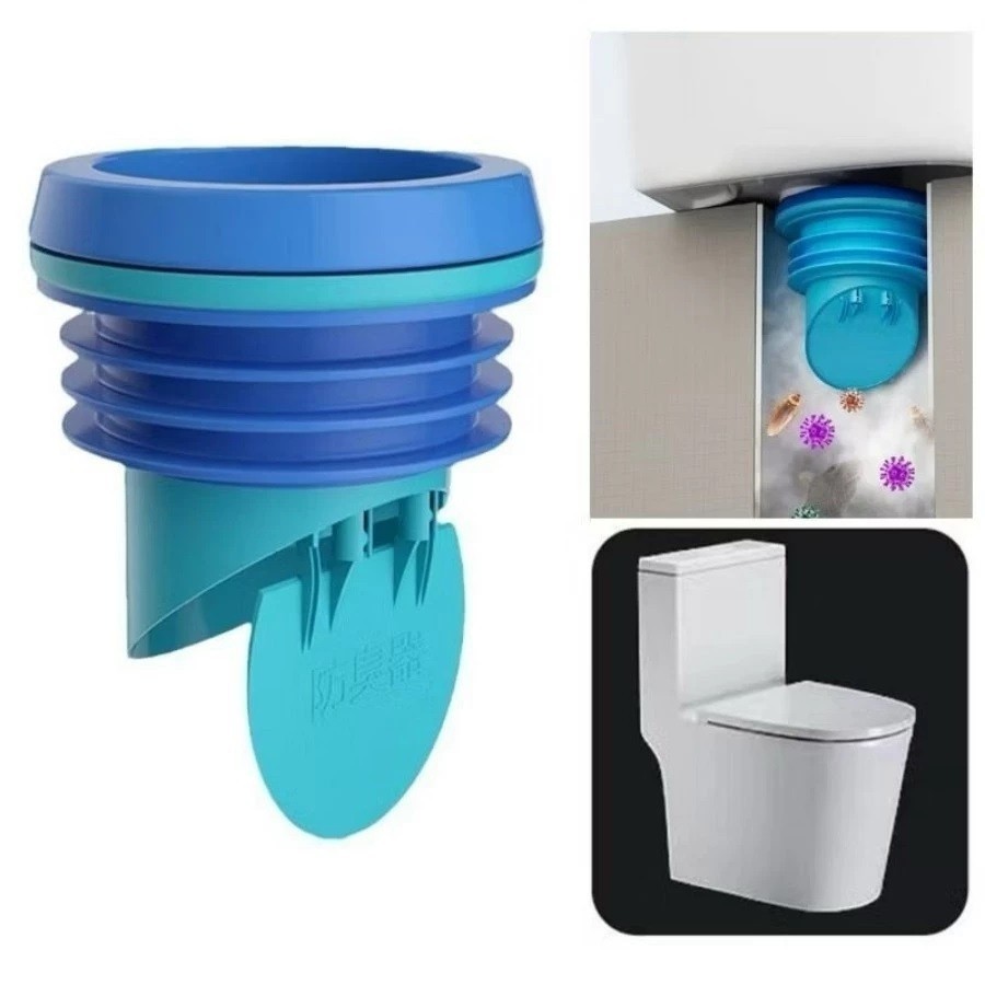 Anel de Vedação e Válvula Anti-Odor para Vaso Sanitário Universal 3-4 Polegadas Silicone Resistente Anti-Refluxo Contra