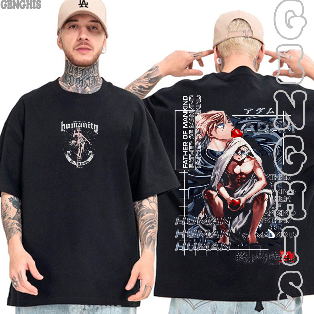 Camiseta Adão Ragnarok Anime Record of Ragnarok Shuumatsu no Valkyrie Estampa Otaku Unissex