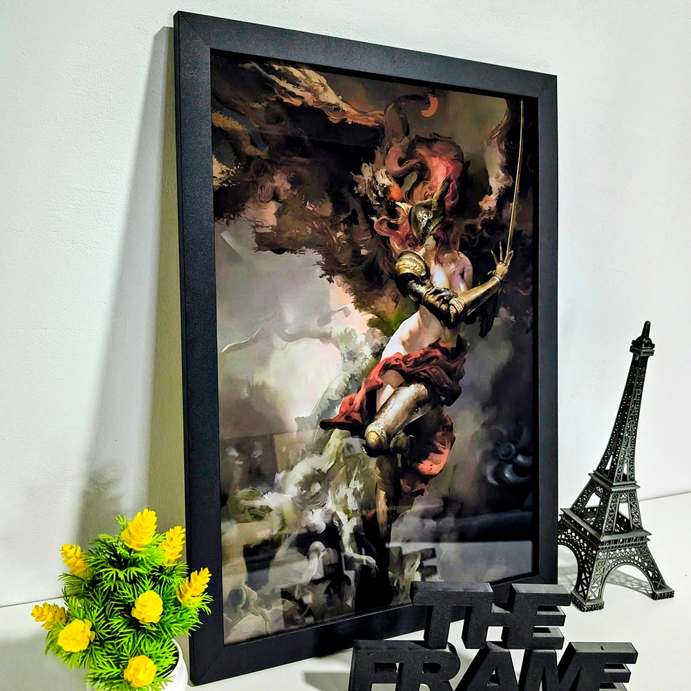 Quadro Decorativo A4/A3 Valkyrie Malenia Elden Ring