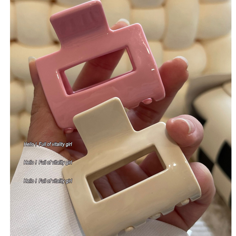 Mini Grampos De Cabelo Quadrados Populares Coreanos Acessório Para Meninas Doces