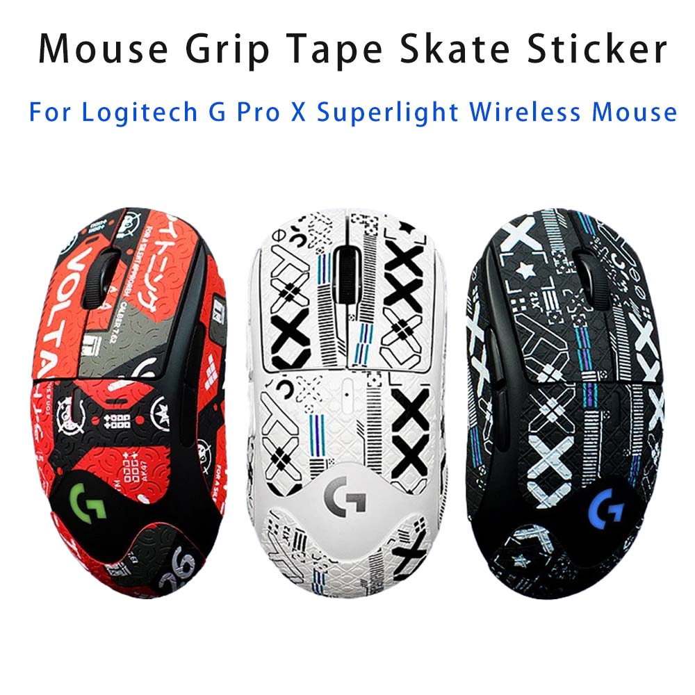 Capa de aderência para mouse Logitech GPW Gen 2, antiderrapante e absorvente de suor, película protetora para G PRO
