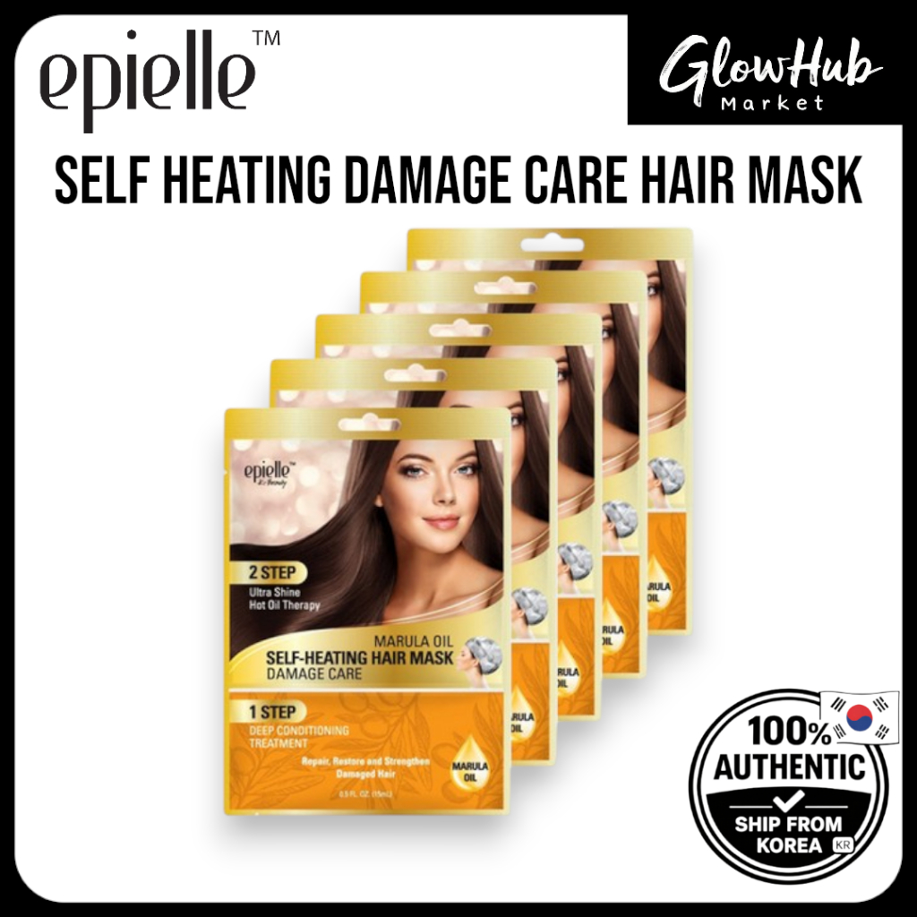 Máscara Capilar Epielle Self Heating Damage Care 35ml x 5 Unidades | De Condicionamento Profundo , Tratamento De Envoltó