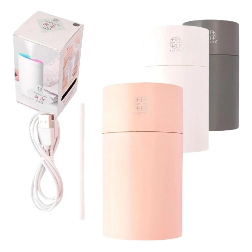 Umidificador Portatio De Ambiente Carro De Ar Led Usb Colors
